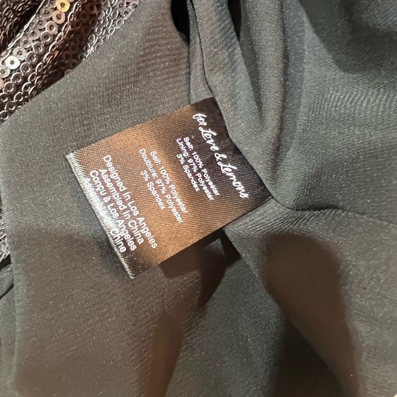 For Love & Lemons Every Rose Sequin Mini Dress Large - Picture 5 of 8